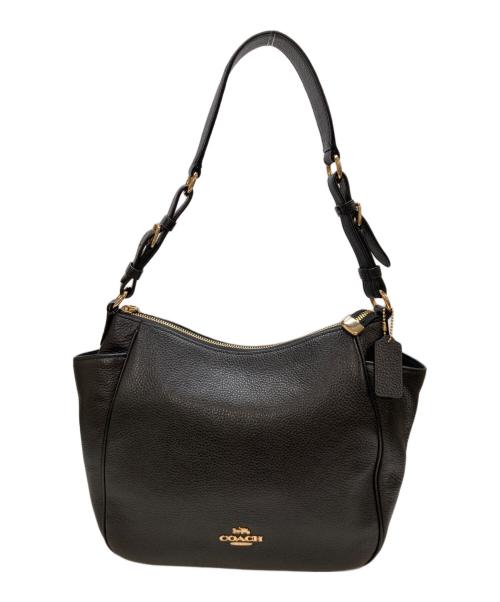 COACH（コーチ）COACH (コーチ) レザー ローリー ショルダーバッグ ブラックの古着・服飾アイテム
