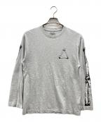 PALACEパレス）の古着「TRI-BONE LONGSLEEVE」｜グレー