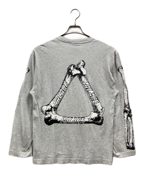 PALACE（パレス）PALACE (パレス) TRI-BONE LONGSLEEVE グレー サイズ:Sの古着・服飾アイテム