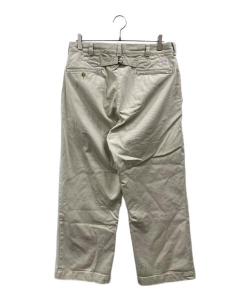 POLO RALPH LAUREN（ポロ・ラルフローレン）POLO RALPH LAUREN (ポロ・ラルフローレン) RELAXED FIT ツータック チノパン ポロチノ ベージュ サイズ:32/30の古着・服飾アイテム
