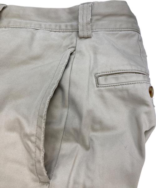 POLO RALPH LAUREN（ポロ・ラルフローレン）POLO RALPH LAUREN (ポロ・ラルフローレン) RELAXED FIT ツータック チノパン ポロチノ ベージュ サイズ:32/30の古着・服飾アイテム