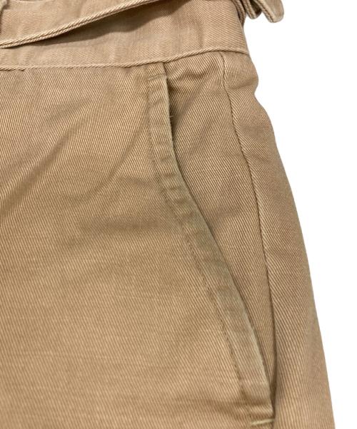 POLO RALPH LAUREN（ポロ・ラルフローレン）POLO RALPH LAUREN (ポロ・ラルフローレン) サイドアジャスタータック入ノパン ブラウン サイズ:W34の古着・服飾アイテム