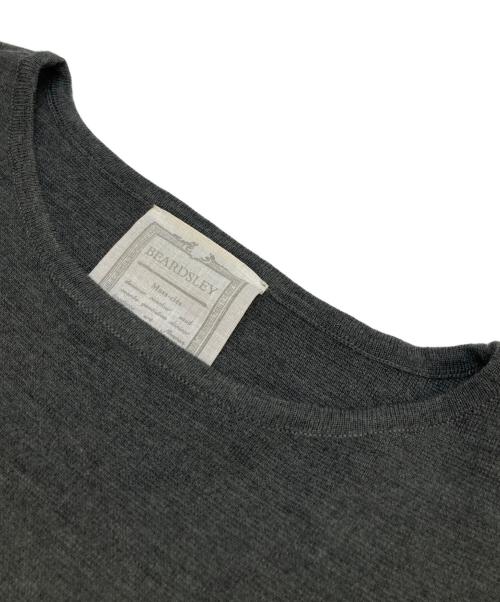 BEARDSLEY（ビアズリー）BEARDSLEY (ビアズリー) 裾レースニット グレー サイズ:FREEの古着・服飾アイテム