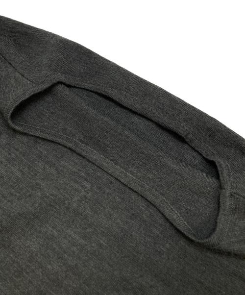 BEARDSLEY（ビアズリー）BEARDSLEY (ビアズリー) 裾レースニット グレー サイズ:FREEの古着・服飾アイテム