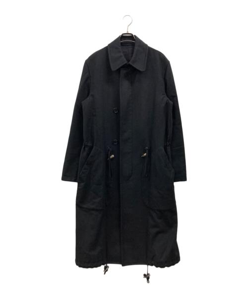Y's BANG ON（ワイズ バングオン）Y's BANG ON (ワイズ バングオン) ジップアップウールコート ブラック サイズ:2の古着・服飾アイテム