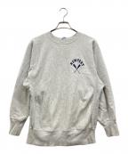 Champion REVERSE WEAVEチャンピオン リバース ウィーブ）の古着「刺繍スウェット」｜グレー