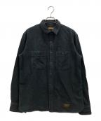 NEIGHBORHOODネイバーフッド）の古着「LUMBERS/C-SHIRT.LS」｜ブラック