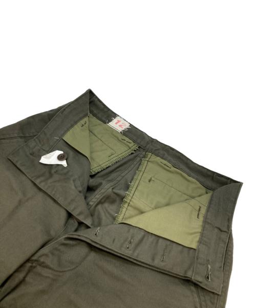 BERJAC（ベルジャック）BERJAC (ベルジャック) BERJAC FRENCH ARMY M-47 ARMY TROUSERS オリーブ サイズ:12の古着・服飾アイテム