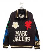 MARC JACOBSマークジェイコブス）の古着「Varsity Knit Polo」｜ブラウン