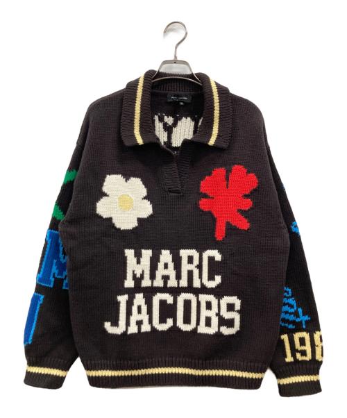MARC JACOBS（マークジェイコブス）MARC JACOBS (マークジェイコブス) Varsity Knit Polo ブラウン サイズ:XSの古着・服飾アイテム