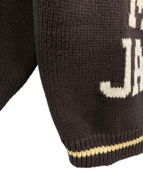MARC JACOBS（マークジェイコブス）MARC JACOBS (マークジェイコブス) Varsity Knit Polo ブラウン サイズ:XSの古着・服飾アイテム
