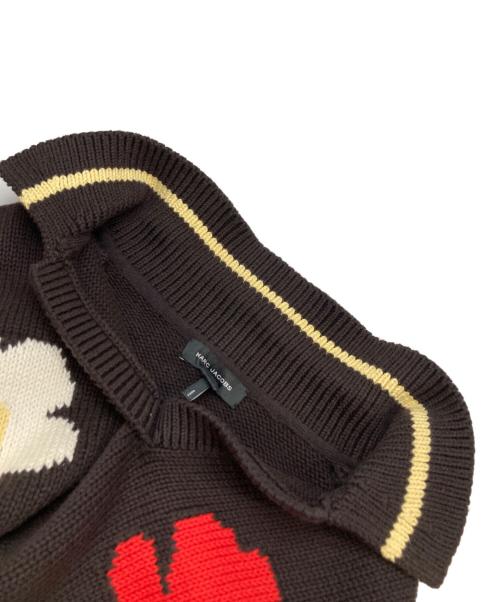 MARC JACOBS（マークジェイコブス）MARC JACOBS (マークジェイコブス) Varsity Knit Polo ブラウン サイズ:XSの古着・服飾アイテム