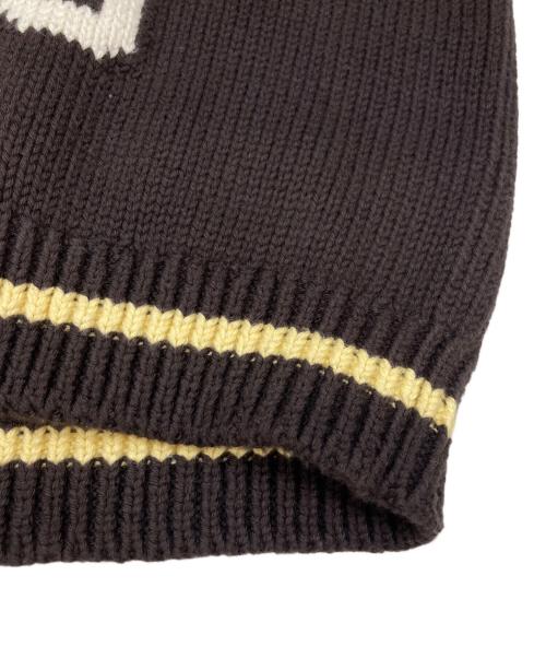 MARC JACOBS（マークジェイコブス）MARC JACOBS (マークジェイコブス) Varsity Knit Polo ブラウン サイズ:XSの古着・服飾アイテム