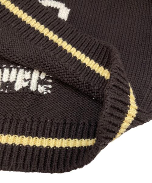 MARC JACOBS（マークジェイコブス）MARC JACOBS (マークジェイコブス) Varsity Knit Polo ブラウン サイズ:XSの古着・服飾アイテム
