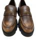 中古・古着 MARC JACOBS (マークジェイコブス) FRANKIE LOAFER ブラウン サイズ:38：20000円