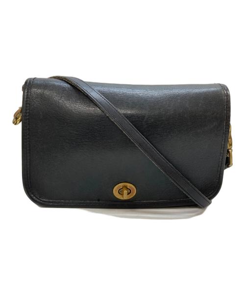 COACH（コーチ）COACH (コーチ) ターンロックショルダーバッグ ブラックの古着・服飾アイテム