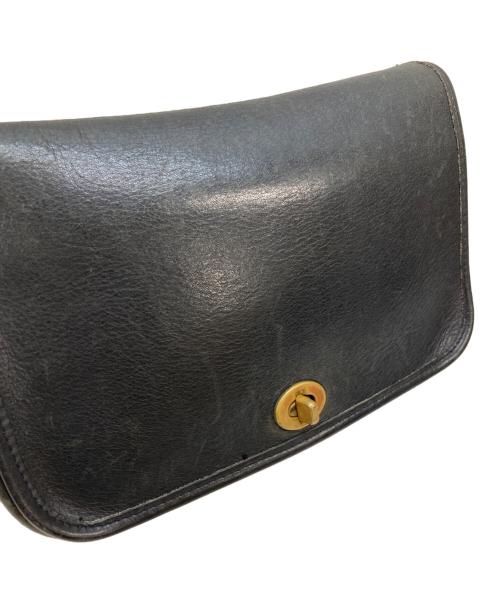 COACH（コーチ）COACH (コーチ) ターンロックショルダーバッグ ブラックの古着・服飾アイテム