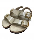 BIRKENSTOCKビルケンシュトック）の古着「Milano Big Buckle」｜ベージュ