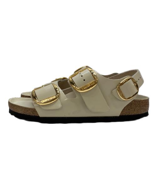 BIRKENSTOCK（ビルケンシュトック）BIRKENSTOCK (ビルケンシュトック) Milano Big Buckle ベージュ サイズ:24.5の古着・服飾アイテム
