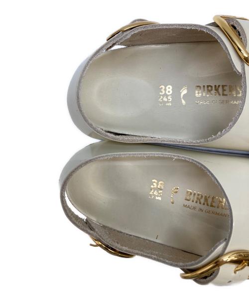 BIRKENSTOCK（ビルケンシュトック）BIRKENSTOCK (ビルケンシュトック) Milano Big Buckle ベージュ サイズ:24.5の古着・服飾アイテム