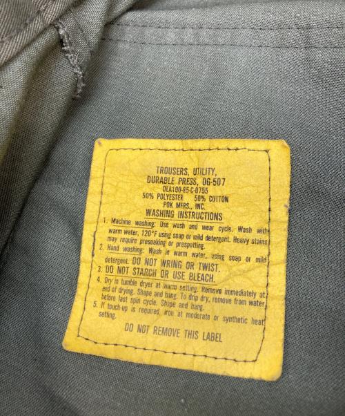 US ARMY（ユーエスアーミー）US ARMY (ユーエスアーミー) 507 ユーティリティーパンツ オリーブ サイズ:30×31の古着・服飾アイテム