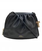 A.P.C.アーペーセー）の古着「Ninon スモールドローストリングバッグ」｜ブラック