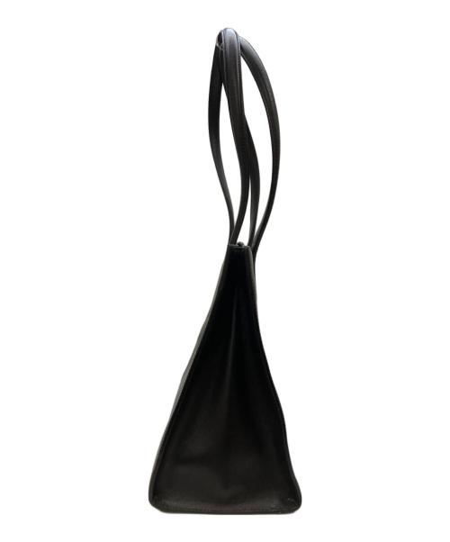 BALLY（バリー）BALLY (バリー) ロゴプレートレザーバッグ ブラックの古着・服飾アイテム