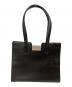 BALLY（バリー）の古着「ロゴプレートレザーバッグ」｜ブラック
