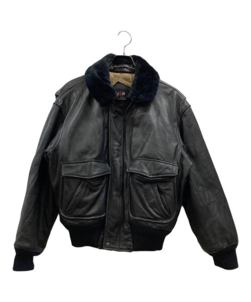 VAN（ヴァン）VAN (ヴァン) フライトレザージャケット ブラック サイズ:Mの古着・服飾アイテム