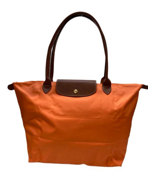 LONGCHAMP（ロンシャン）LONGCHAMP (ロンシャン) ル プリアージュ オリジナルショルダーバッグ オレンジの古着・服飾アイテム