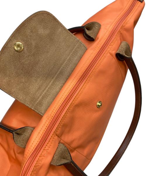 LONGCHAMP（ロンシャン）LONGCHAMP (ロンシャン) ル プリアージュ オリジナルショルダーバッグ オレンジの古着・服飾アイテム