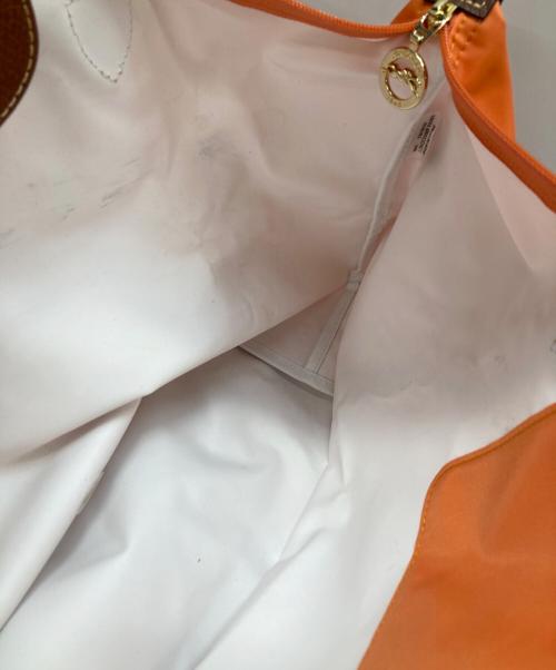 LONGCHAMP（ロンシャン）LONGCHAMP (ロンシャン) ル プリアージュ オリジナルショルダーバッグ オレンジの古着・服飾アイテム