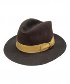 INDIANA JONESインディアナジョーンズ）の古着「ウールフェルトハット」｜ブラウン