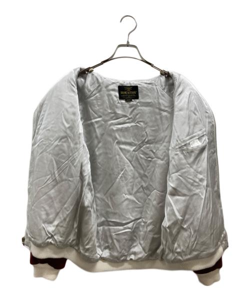 HUSTON（ヒューストン）HUSTON (ヒューストン) 別珍 スーベニアジャケット ALASKA バーガンディー サイズ:Mの古着・服飾アイテム