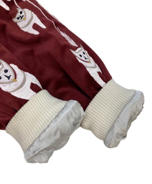 HUSTON（ヒューストン）HUSTON (ヒューストン) 別珍 スーベニアジャケット ALASKA バーガンディー サイズ:Mの古着・服飾アイテム