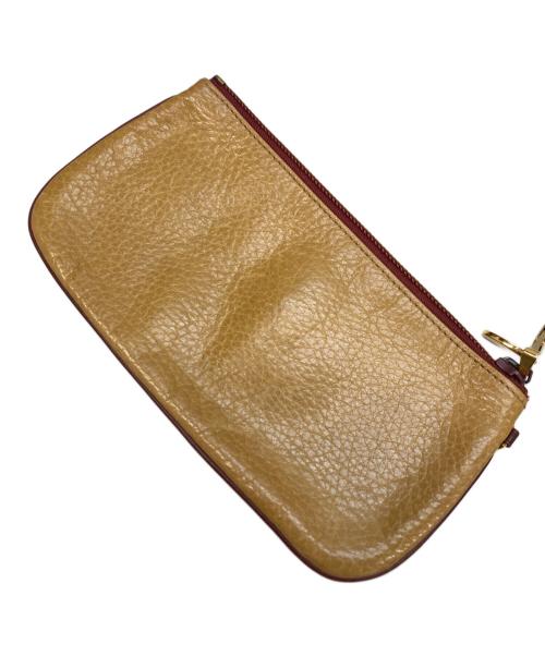 Cartier（カルティエ）Cartier (カルティエ) レザーショルダーバッグ ベージュの古着・服飾アイテム
