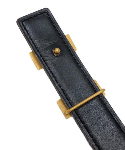 HERMES（エルメス）HERMES (エルメス) ミニコンスタンス Hベルト ブラウン・ブラック サイズ:75の古着・服飾アイテム