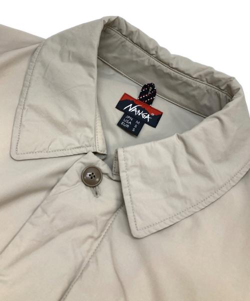 NANGA（ナンガ）NANGA (ナンガ) ダウンバルカラーコート ベージュ サイズ:Mの古着・服飾アイテム