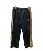 Needlesニードルズ）の古着「LHP別注 Poly Smooth Track Pant」｜ブラック×ゴールド