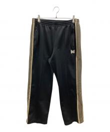 Needles（ニードルズ）の古着「LHP別注 Poly Smooth Track Pant」｜ブラック×ゴールド