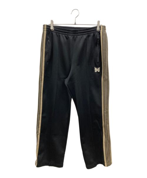 Needles（ニードルズ）Needles (ニードルズ) LHP別注 Poly Smooth Track Pant ブラック×ゴールド サイズ:Mの古着・服飾アイテム