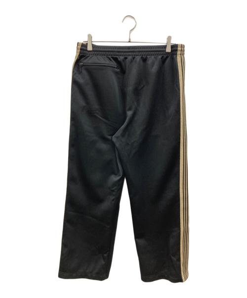 Needles（ニードルズ）Needles (ニードルズ) LHP別注 Poly Smooth Track Pant ブラック×ゴールド サイズ:Mの古着・服飾アイテム