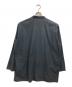 BLURHMS (ブラームス) CHAMBRAY STAND COLLAR CUFFLESS SHIRT ブラック サイズ:3：7000円