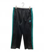 Needlesニードルズ）の古着「SIDE LINE DRAWSTRING TRACK PANTS」｜ブラック×グリーン