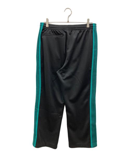 Needles（ニードルズ）Needles (ニードルズ) SIDE LINE DRAWSTRING TRACK PANTS ブラック×グリーン サイズ:Mの古着・服飾アイテム