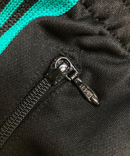 Needles（ニードルズ）Needles (ニードルズ) SIDE LINE DRAWSTRING TRACK PANTS ブラック×グリーン サイズ:Mの古着・服飾アイテム