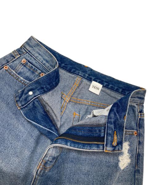YENN（イエン）YENN (イエン) DAMAGED DENIM PANTS ブルー サイズ:36の古着・服飾アイテム