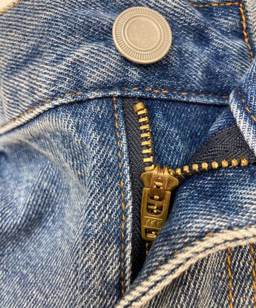 YENN（イエン）YENN (イエン) DAMAGED DENIM PANTS ブルー サイズ:36の古着・服飾アイテム
