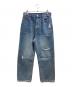 YENN（イエン）の古着「DAMAGED DENIM PANTS」｜ブルー