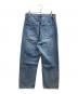 YENN (イエン) DAMAGED DENIM PANTS ブルー サイズ:36：7000円
